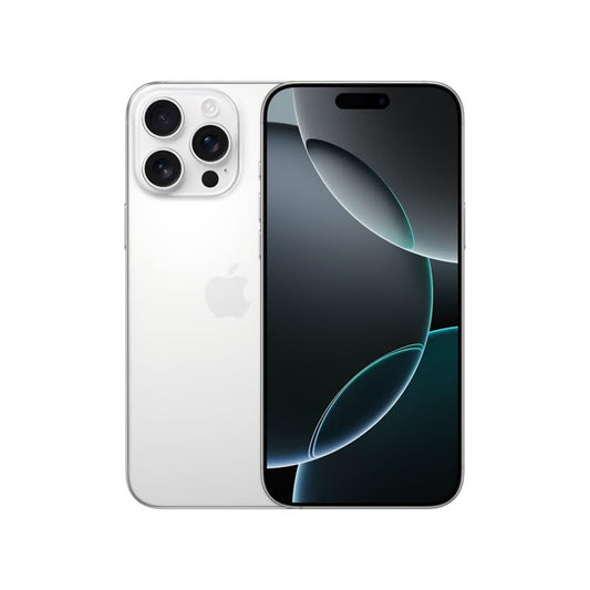 📱Combo iPhone 16 Pro Max Blanco Reacondicionado 256GB + Vidrio + Forro + Audífono Genéricos📲