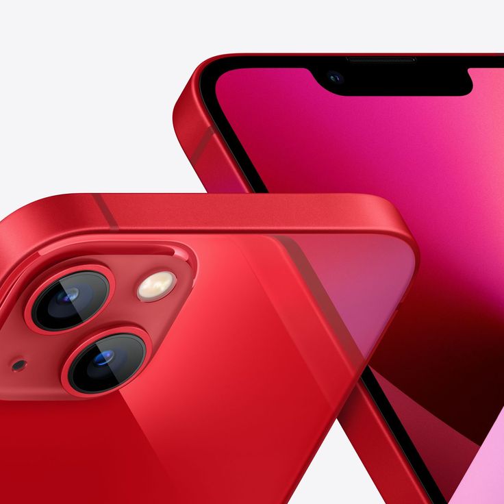 📱Combo iPhone 13 Reacondicionado Rojo 128GB + Vidrio + Forro + Audífono Genéricos📲