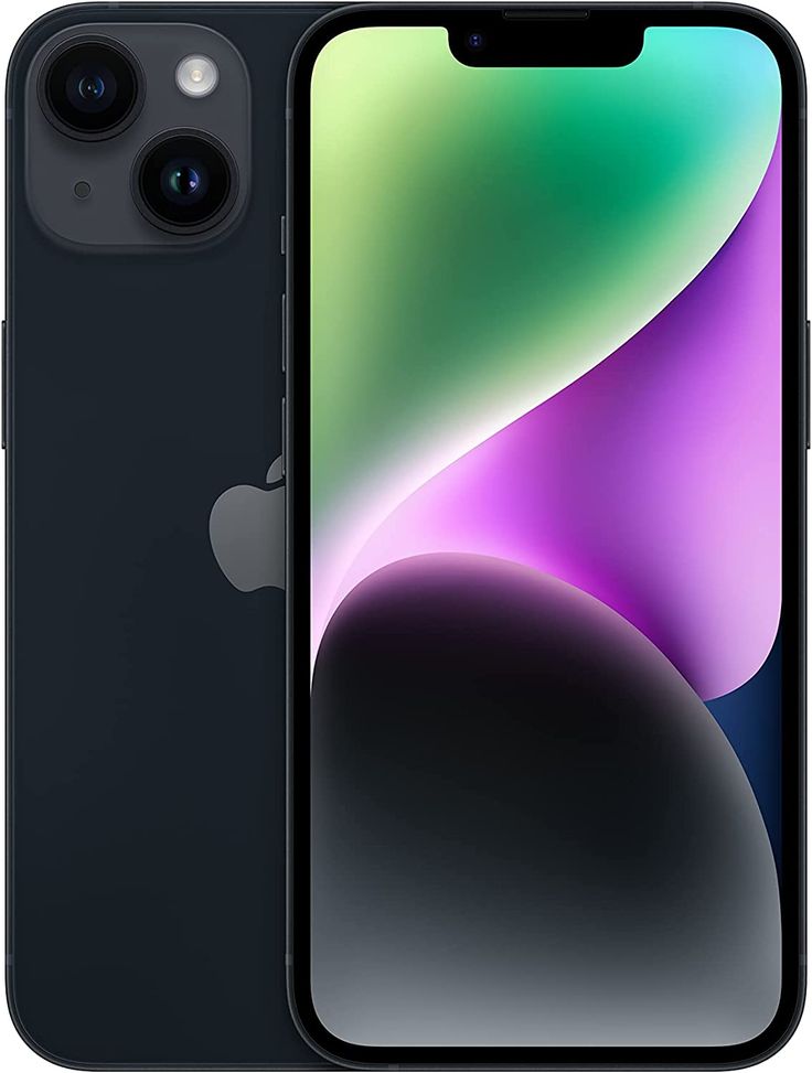 📱Combo iPhone 14 Reacondicionado Midnight 128GB + Vidrio + Forro + Audífono Genéricos📲
